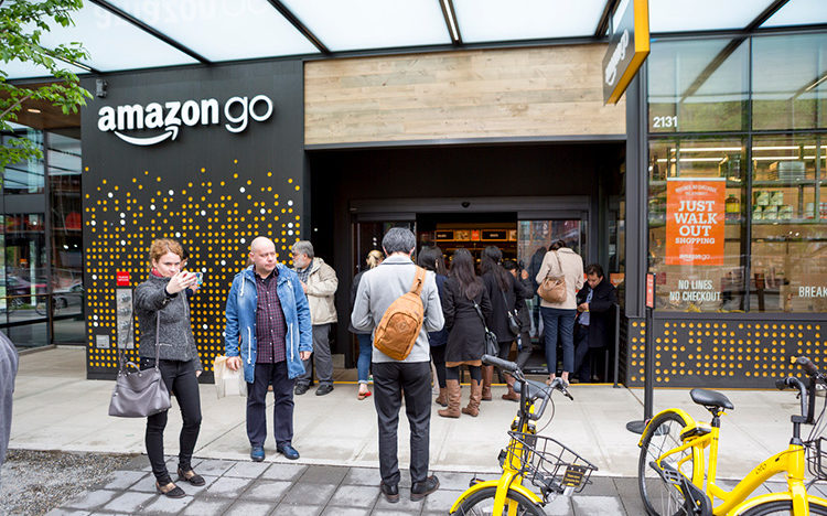 Bezos sägs sikta på 3 000 Amazon Go