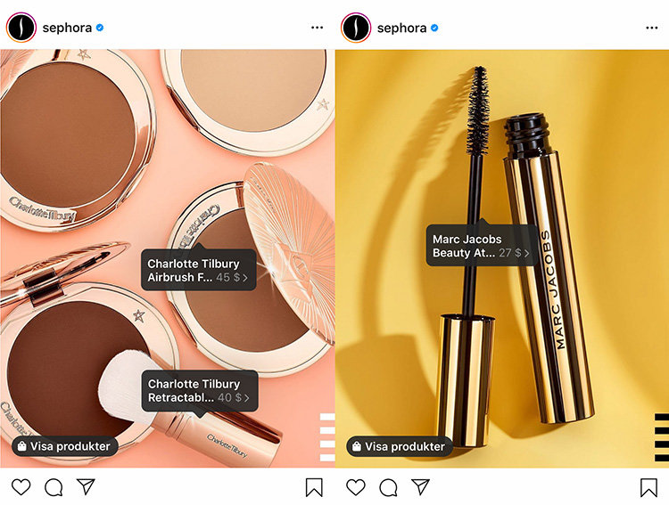 Sephora adderar kassa direkt i flödet