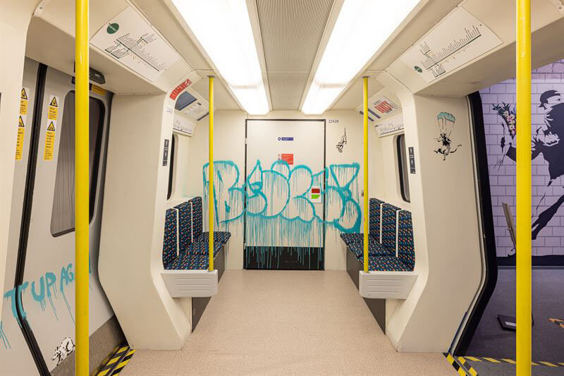Banksy p&aring; bes&ouml;k i centrumet