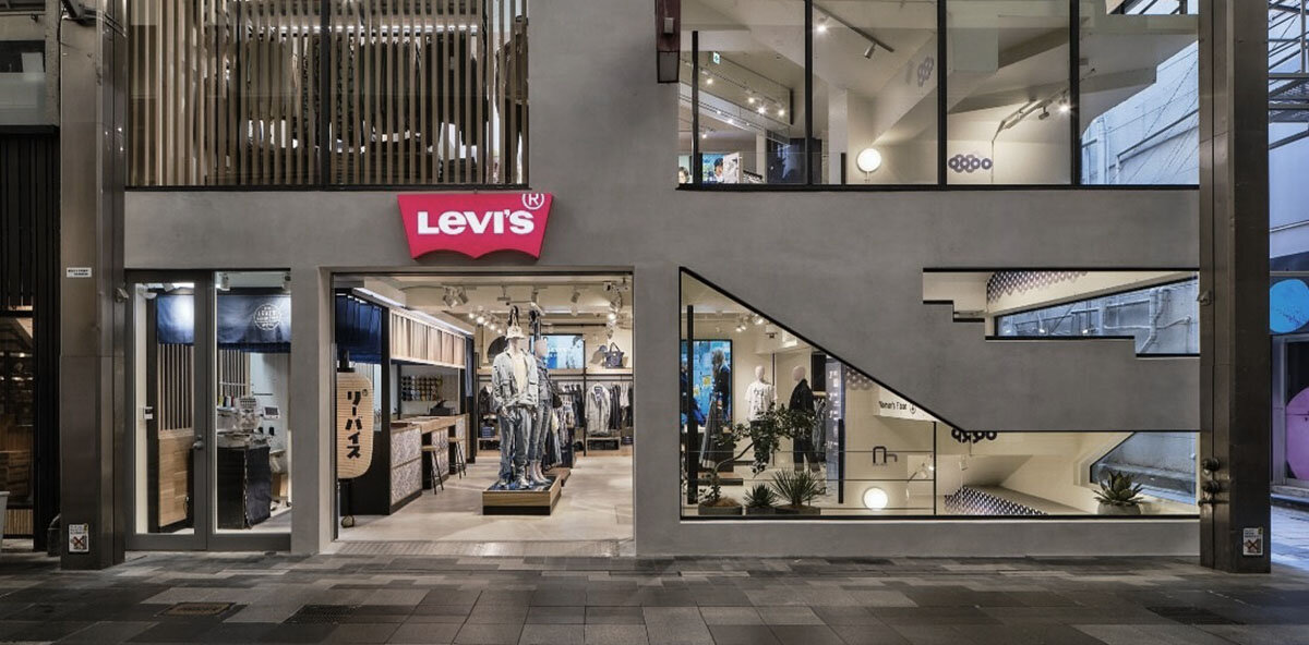 Levi's ger butiken lokal pr&auml;gel